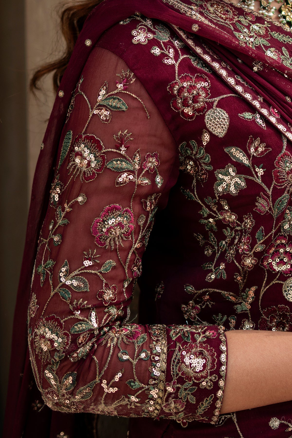 AAA Charizma original Eid Collection chiffon farshi shalwar collection