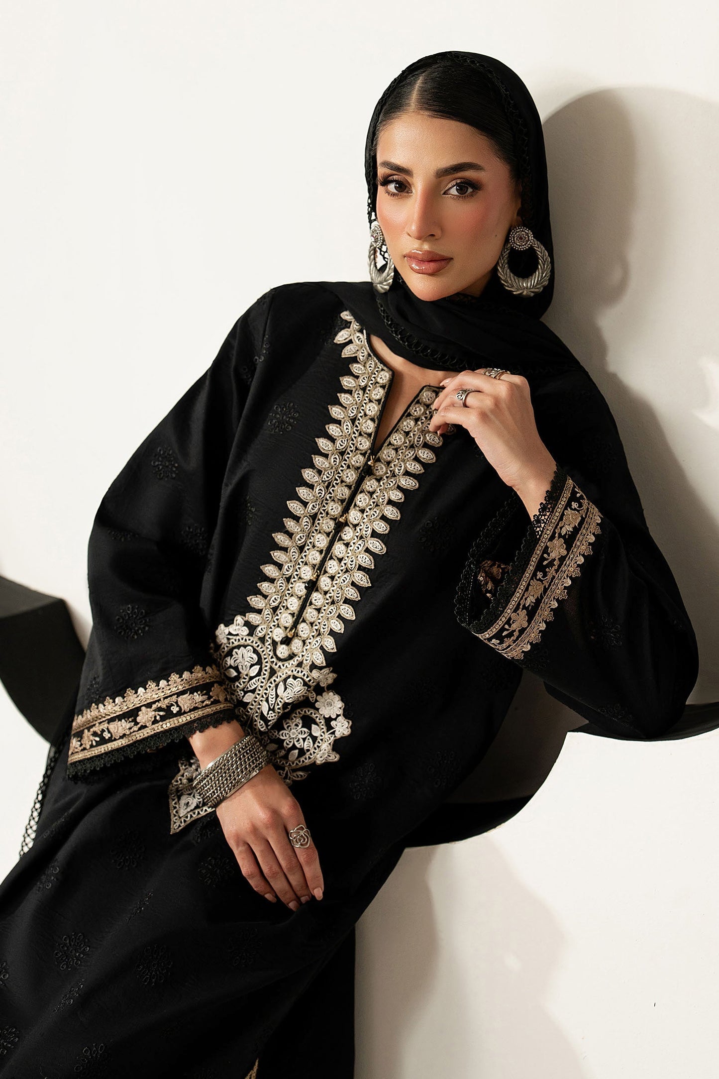 3-piece Lawn embroidered suit by Maria B