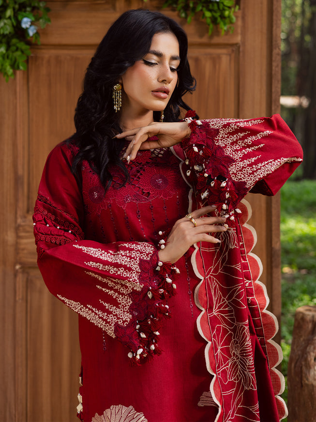 Luxury khaddar by parishay brand with warm shawl