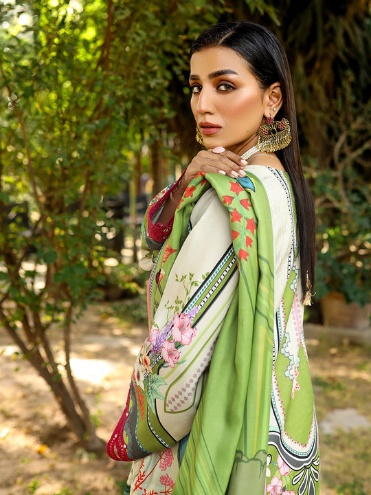BIN ILYAS Collection 3-Piece Stitched by Brand Kotail Fabric