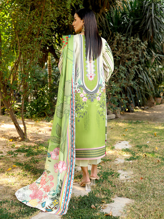 BIN ILYAS Collection 3-Piece Stitched by Brand Kotail Fabric