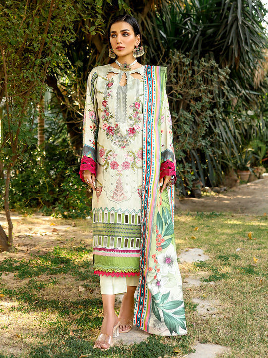 BIN ILYAS Collection 3-Piece Stitched by Brand Kotail Fabric