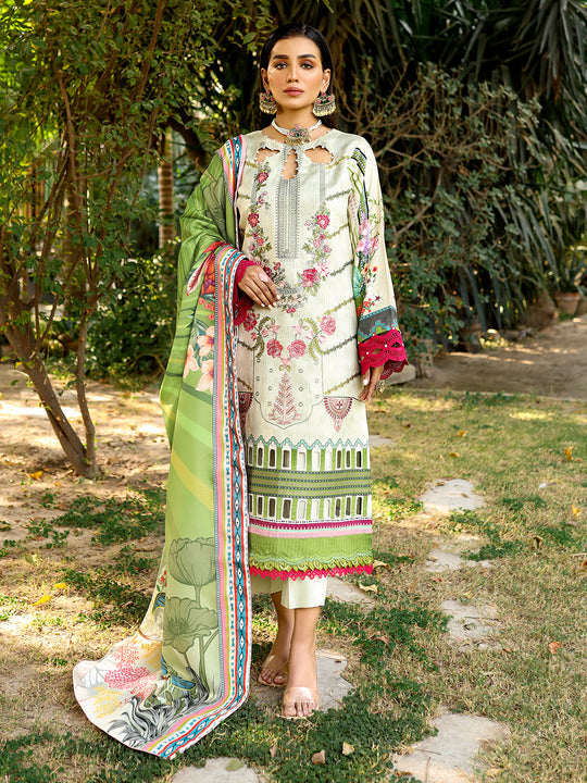 BIN ILYAS Collection 3-Piece Stitched by Brand Kotail Fabric