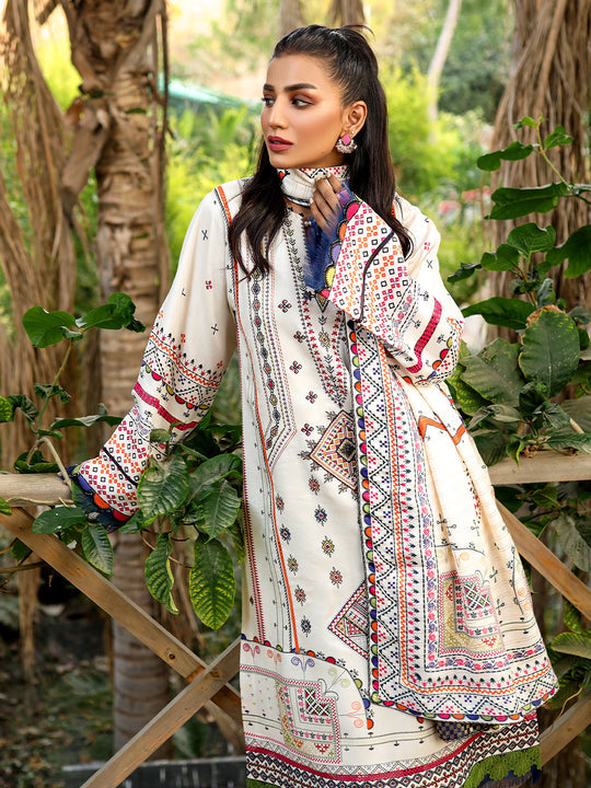 BIN ILYAS Collection 3-Piece Stitched by Brand Kotail Fabric