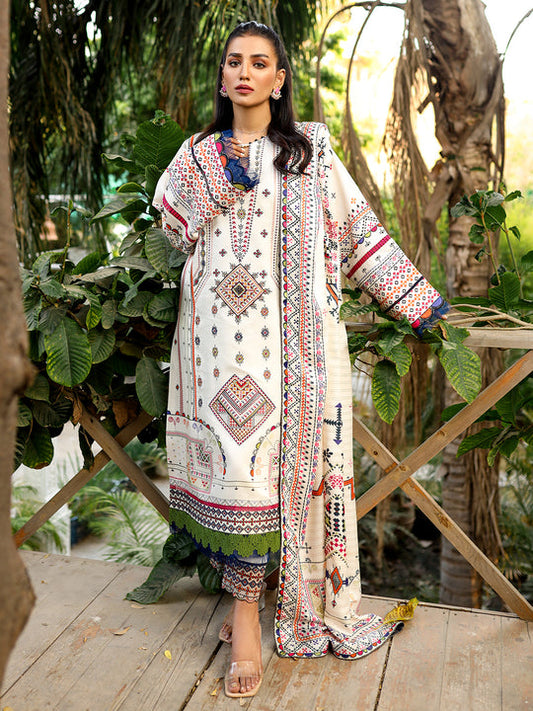 BIN ILYAS Collection 3-Piece Stitched by Brand Kotail Fabric