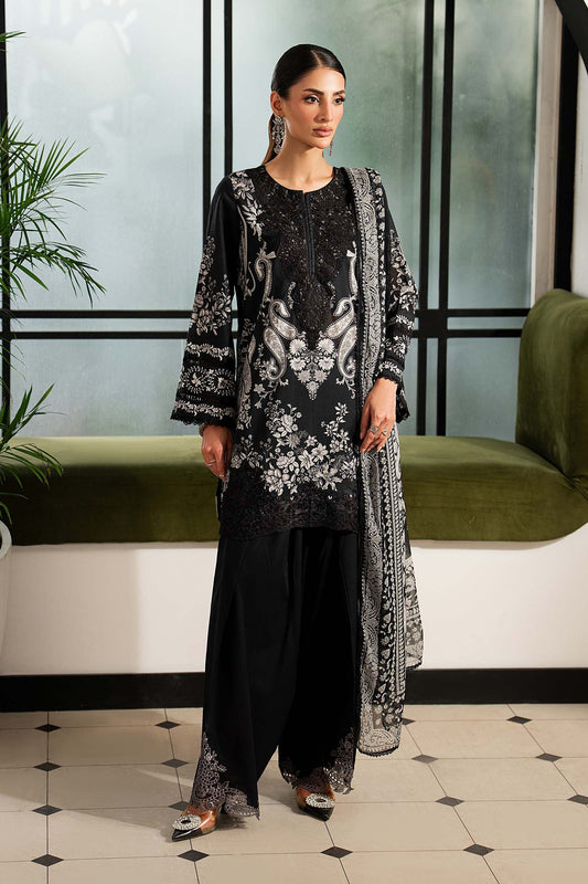3-Piece Embroidered Lawn suit by Maria B