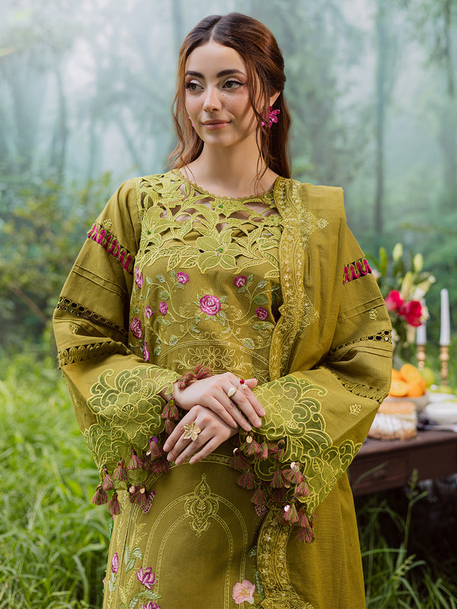 Luxury khaddar with wool warm shawl by parishay brand stitch