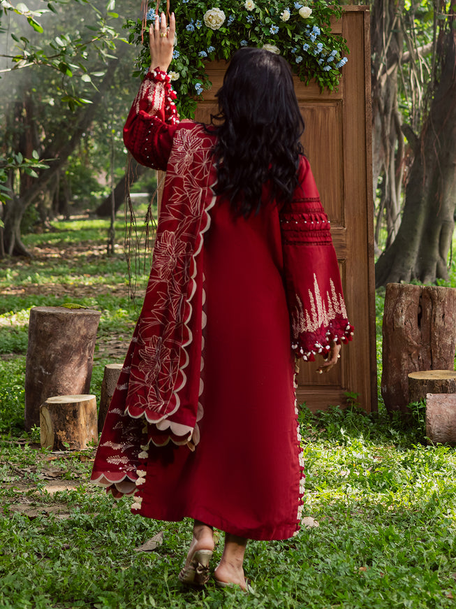Luxury khaddar by parishay brand with warm shawl