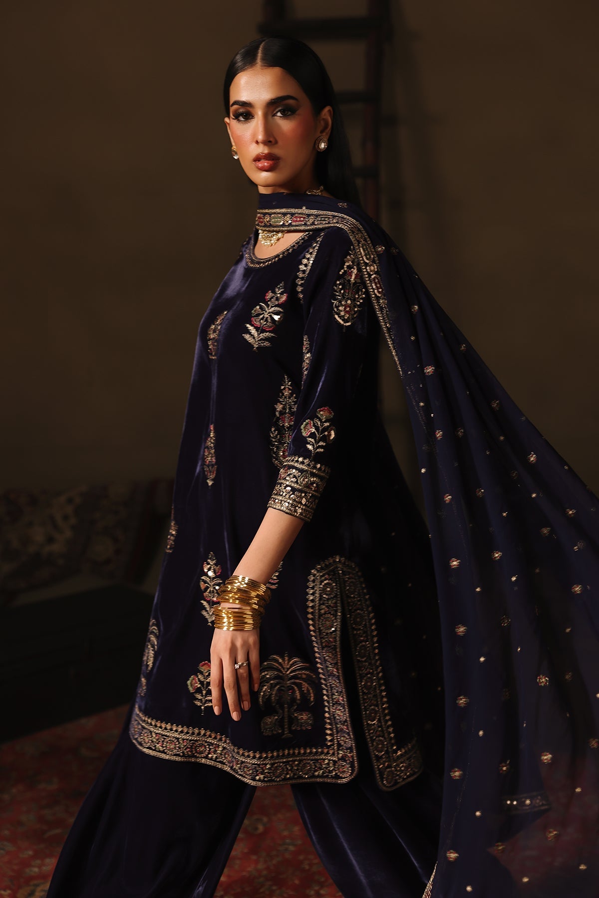 AAA Charizma zeel velvet collection as it is model pic luxury eid collection