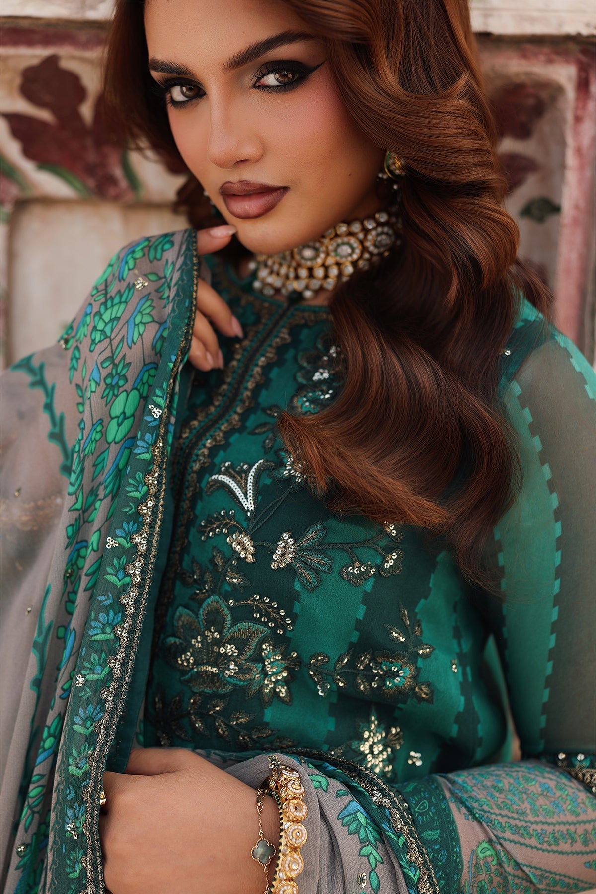 AAA Charizma Original brand stitched vasal chiffon collection 3-piece
