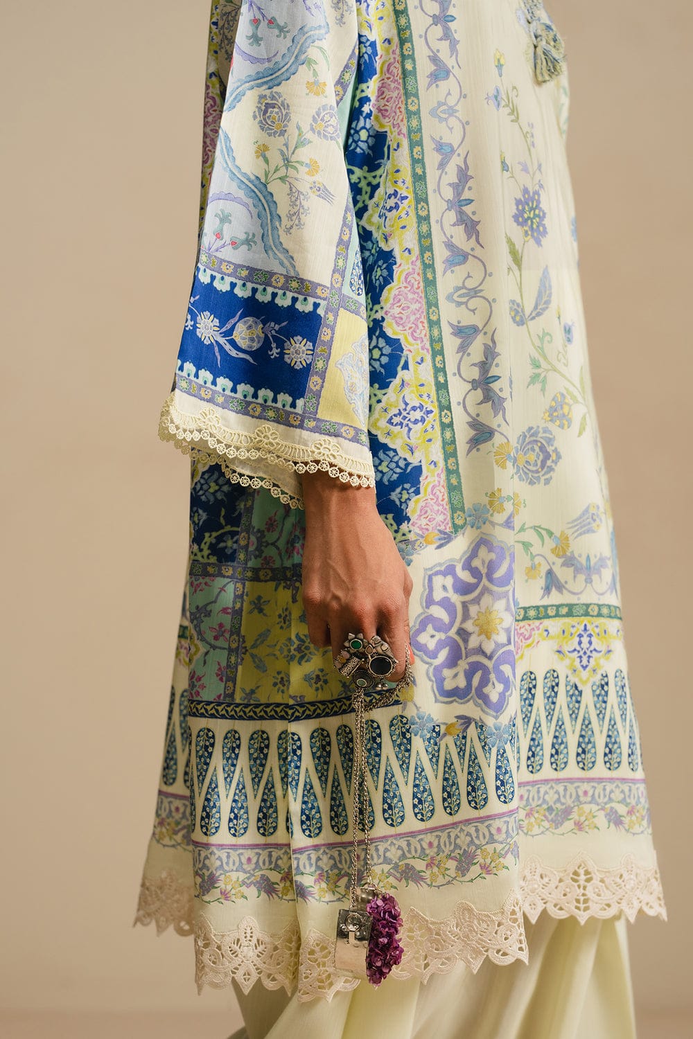 -1 Ethnic original 3-piece suit summer wear