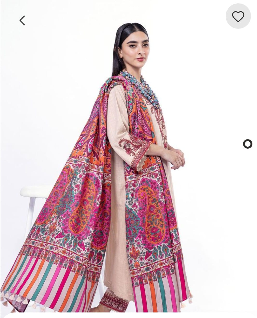 Khaddi original 3-piece stitched dress