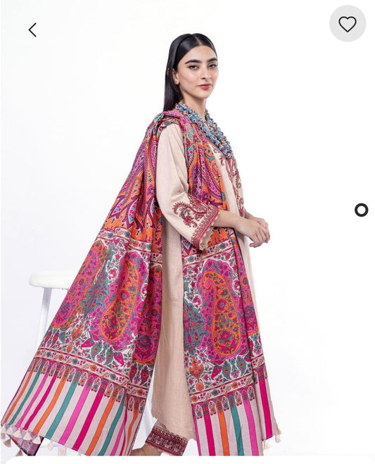 Khaddi original 3-piece stitched dress