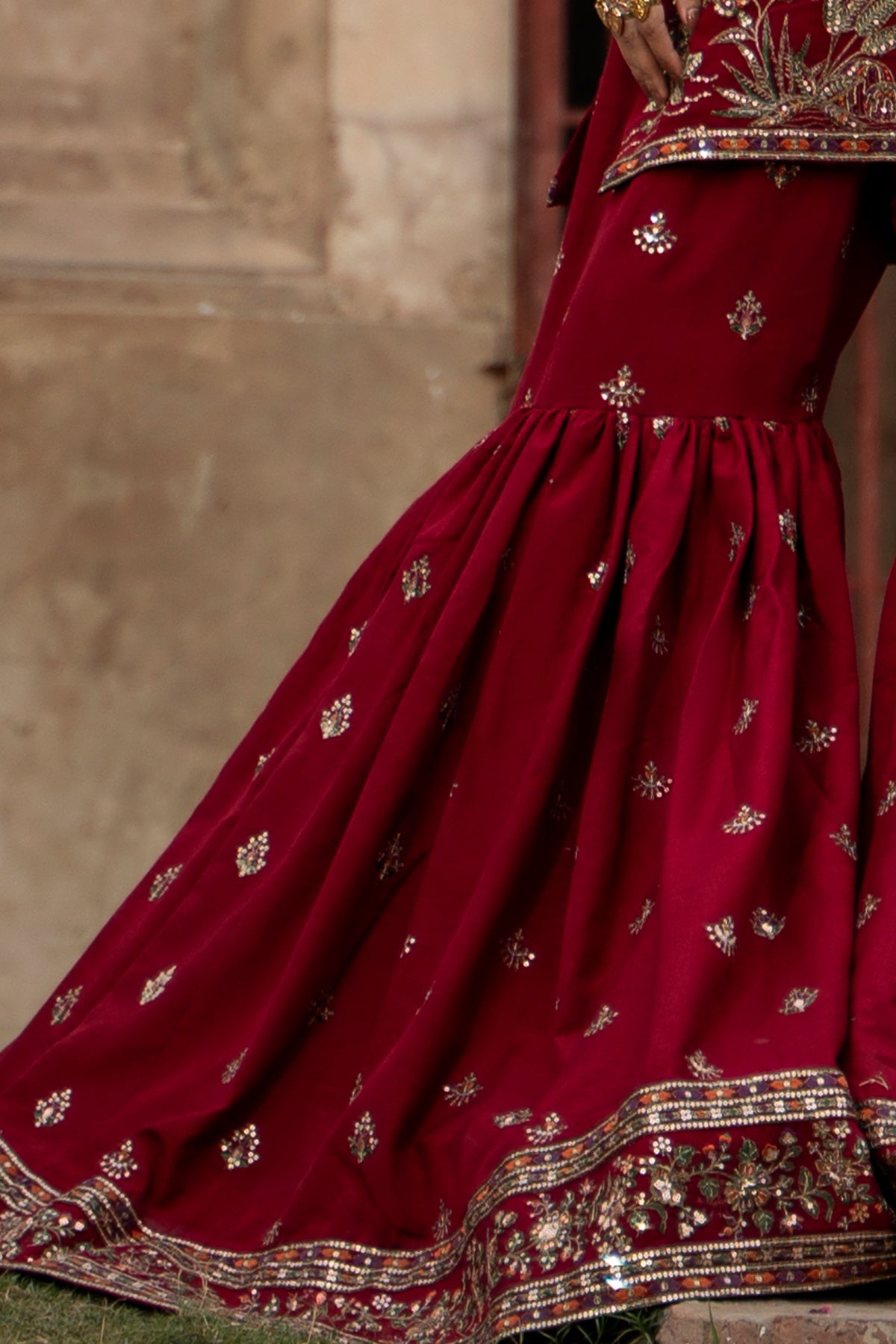 AAA Charizma original Eid Collection Chiffon fabric ghara raw silk collection