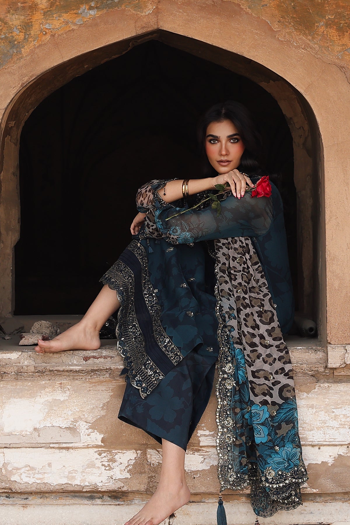 AAA Charizma Original brand stitched vasal chiffon collection