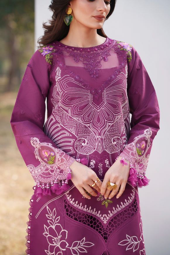 Parishay luxury partywear lawn summer wear embroidered brand stitched