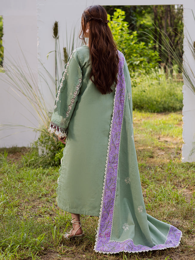 Luxury khaddar brand stitched by parishay brand with warm shawl