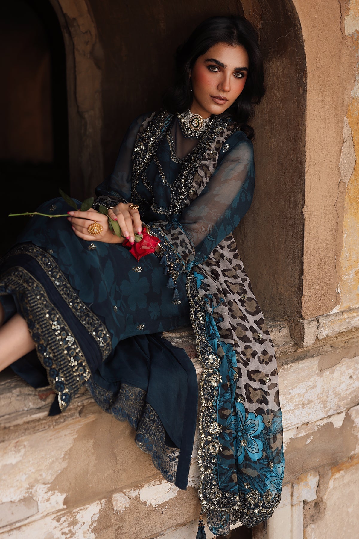 AAA Charizma Original brand stitched vasal chiffon collection
