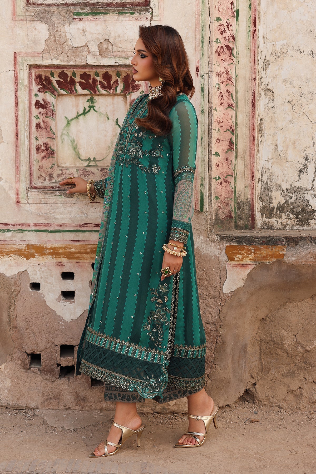 AAA Charizma Original brand stitched vasal chiffon collection 3-piece