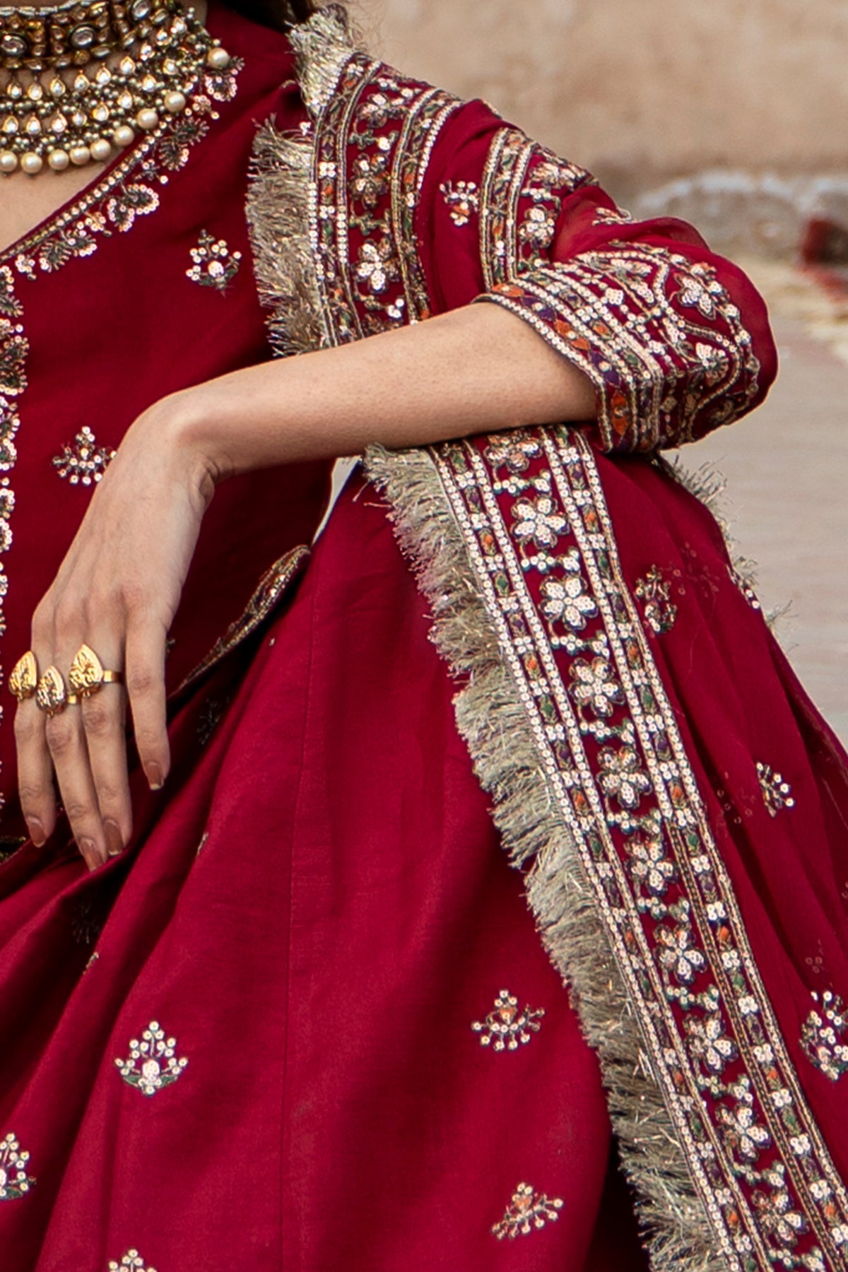 AAA Charizma original Eid Collection Chiffon fabric ghara raw silk collection