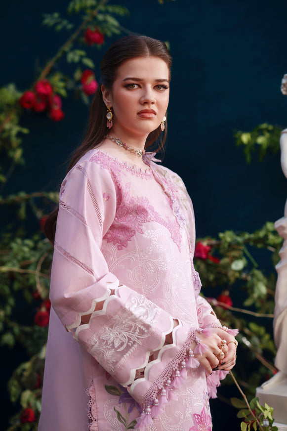 Parishay Brand stitched 3-piece Lawn embroidered luxury partywear