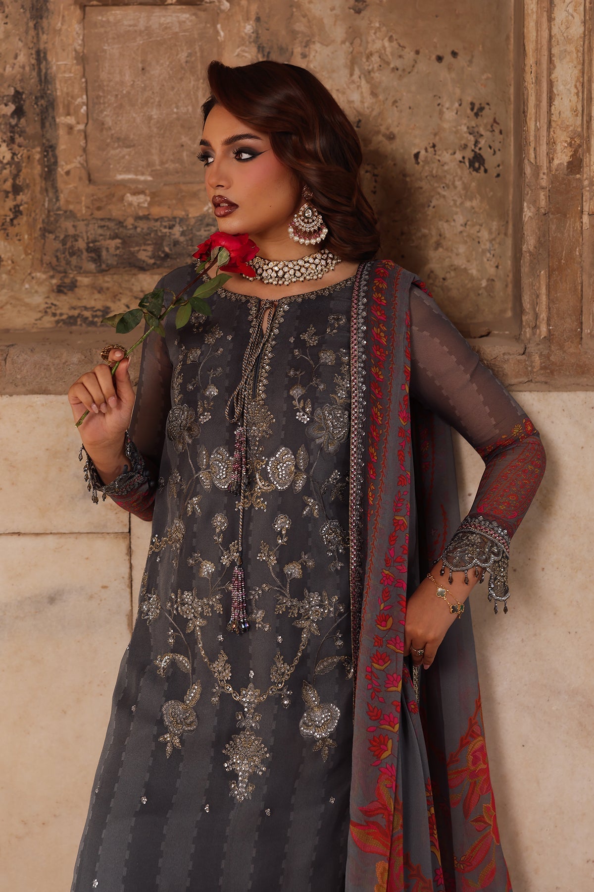 AAA Charizma Original brand stitched Luxury vasal chiffon collection