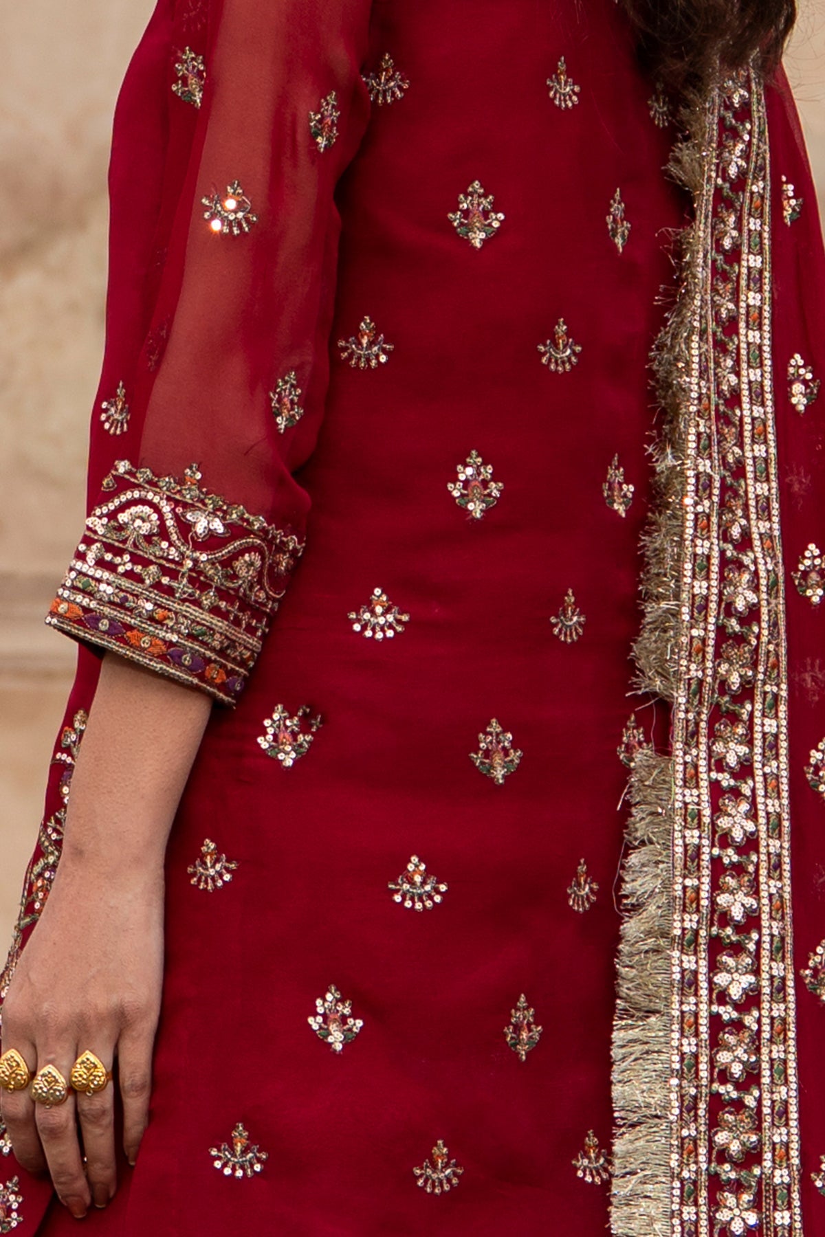 AAA Charizma original Eid Collection Chiffon fabric ghara raw silk collection