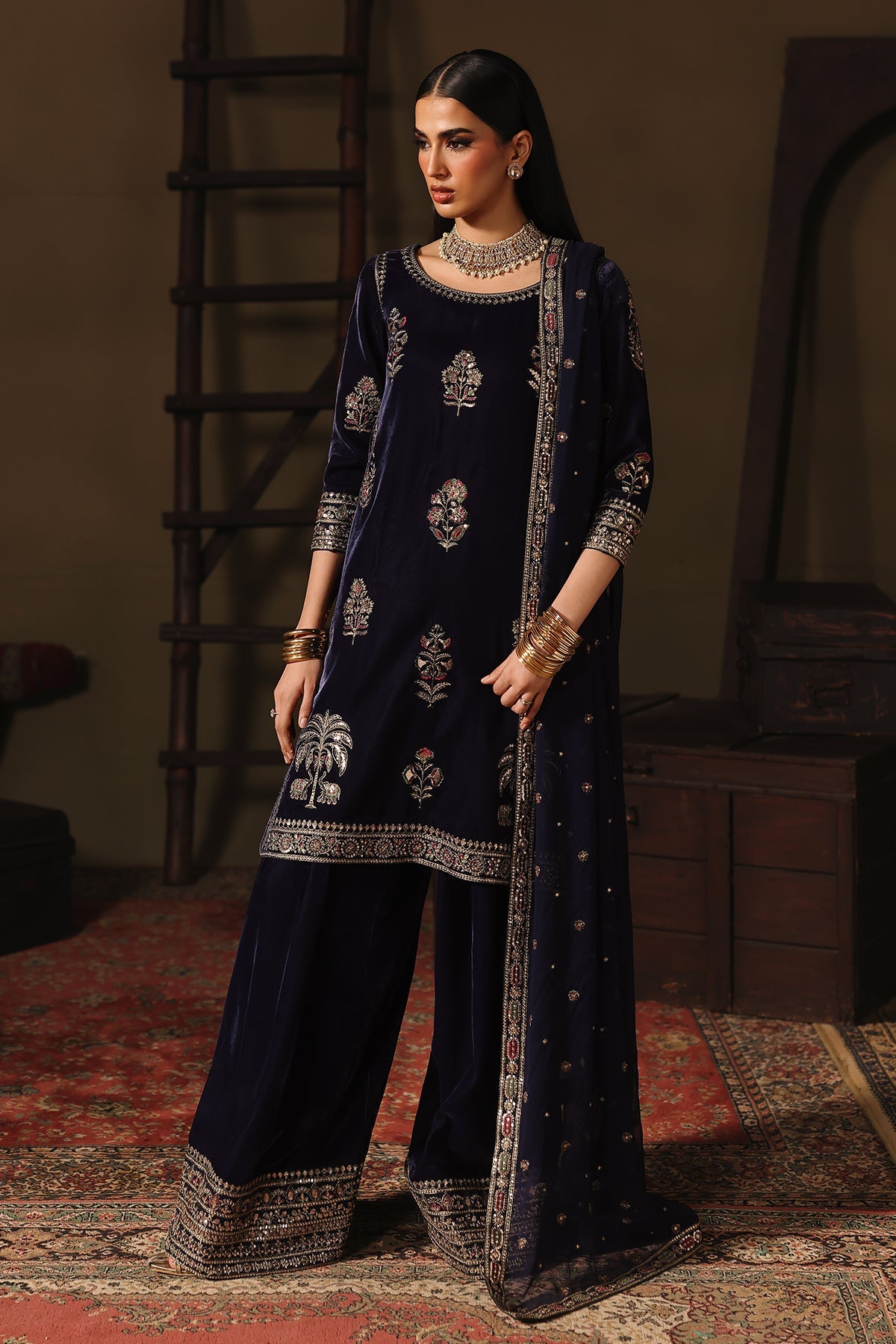 AAA Charizma zeel velvet collection as it is model pic luxury eid collection