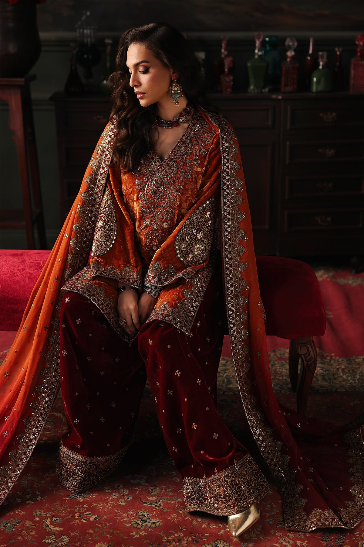 AAA Charizma Original palachi velvet brand stitched