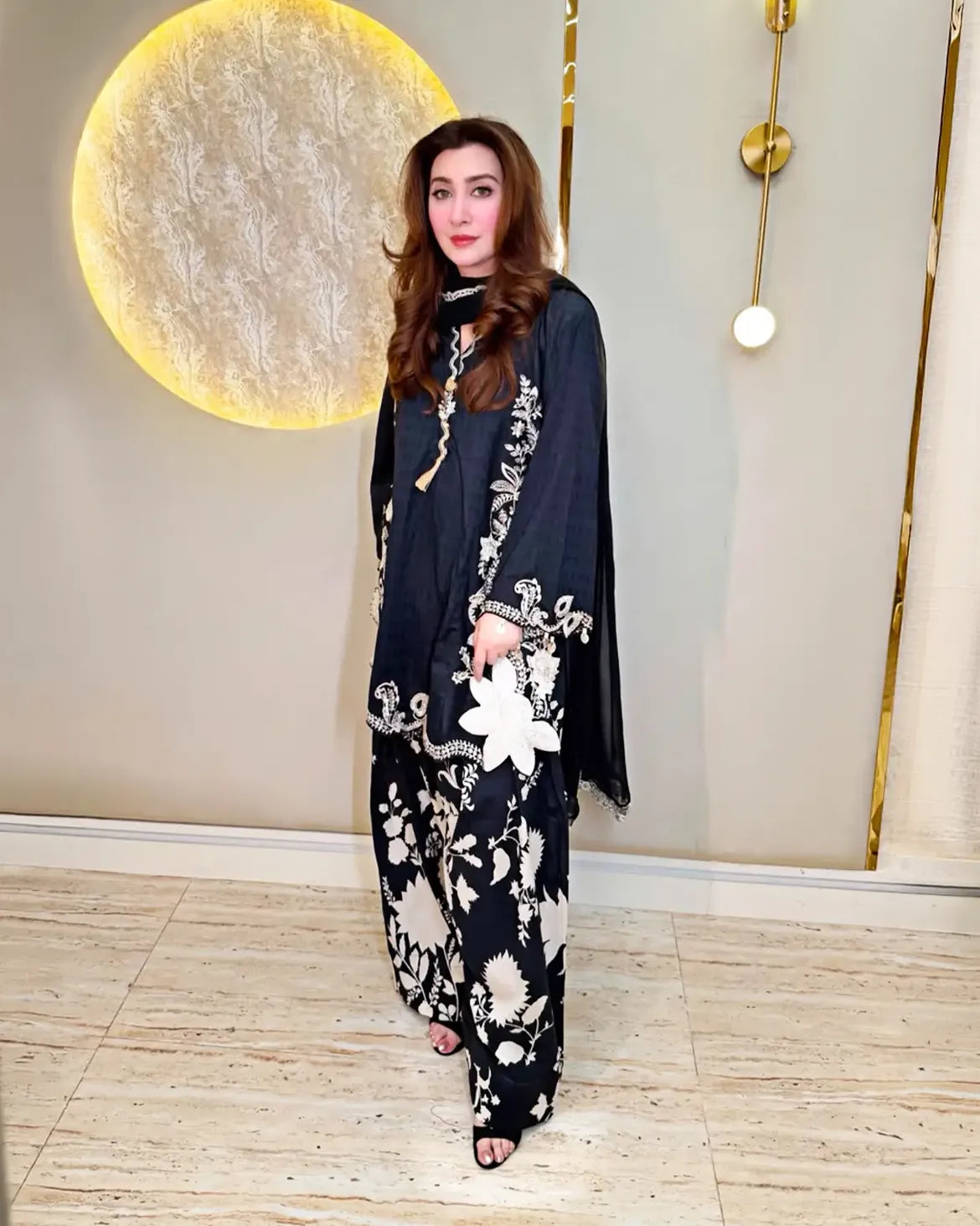 3 Piece Embroidered Lawn Suit By Maria b