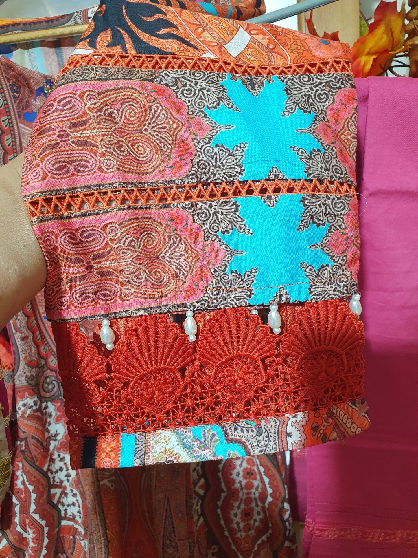 AAA Original sana safinaz summer fabric 2piece 23" xl 26" hip length 43"