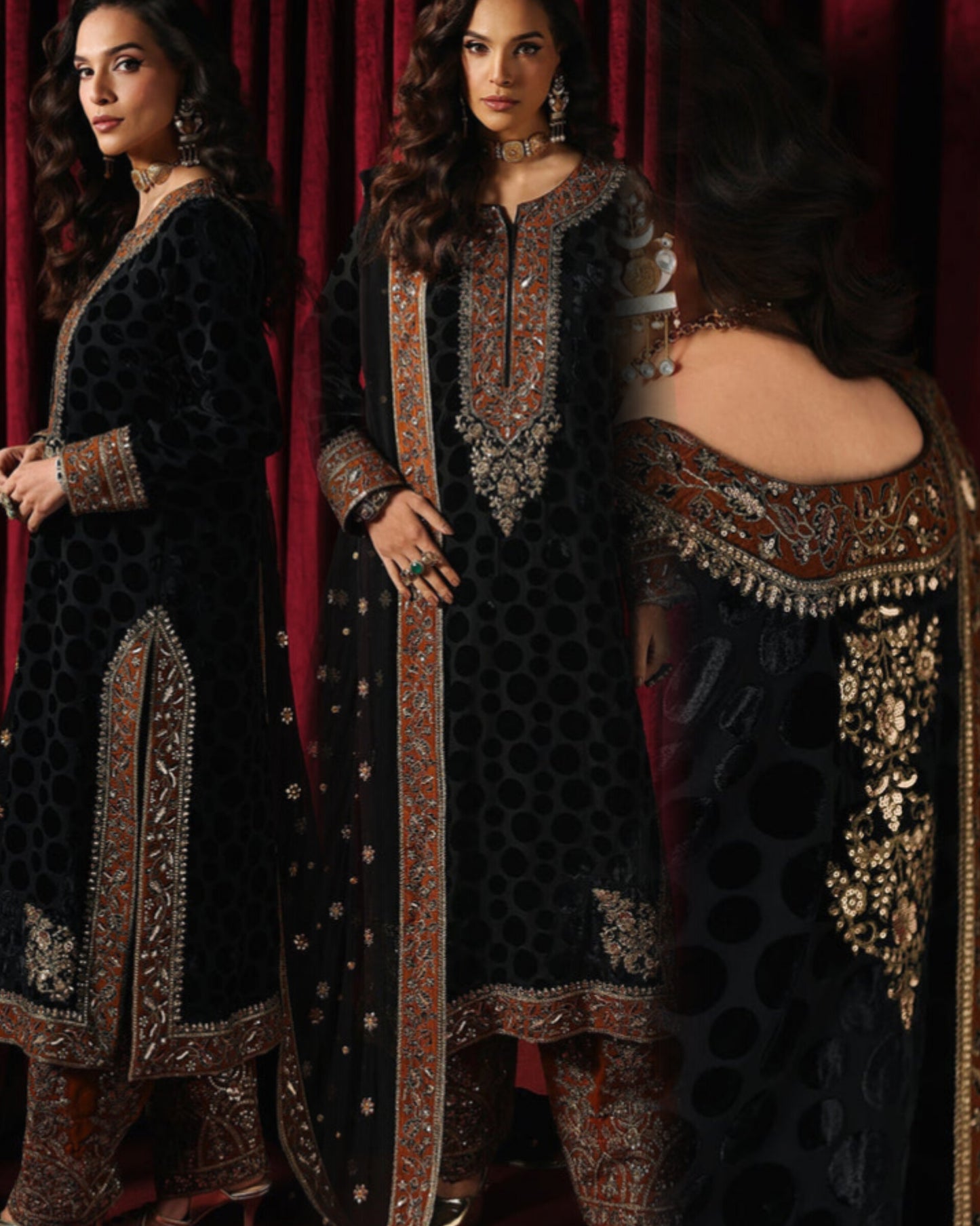 AAA Charizma Original palachi velvet brand stitched