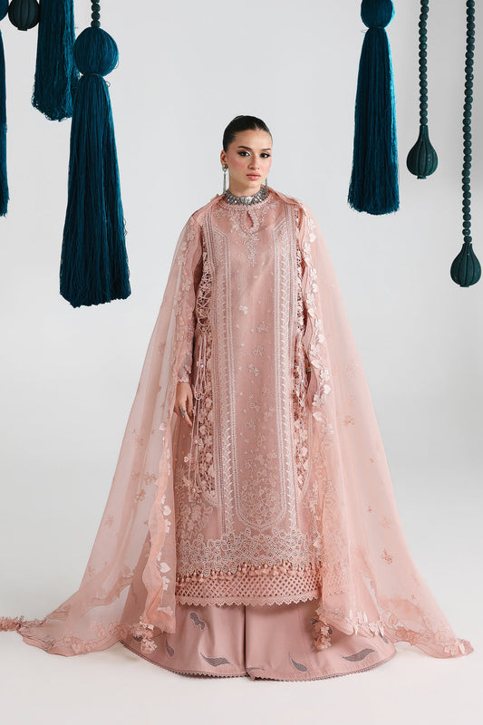 AA1 Original Qalamkar brand stitched 3-piece Luxury Lawn with soft net Dupatta Emberoidered embellished Dress.