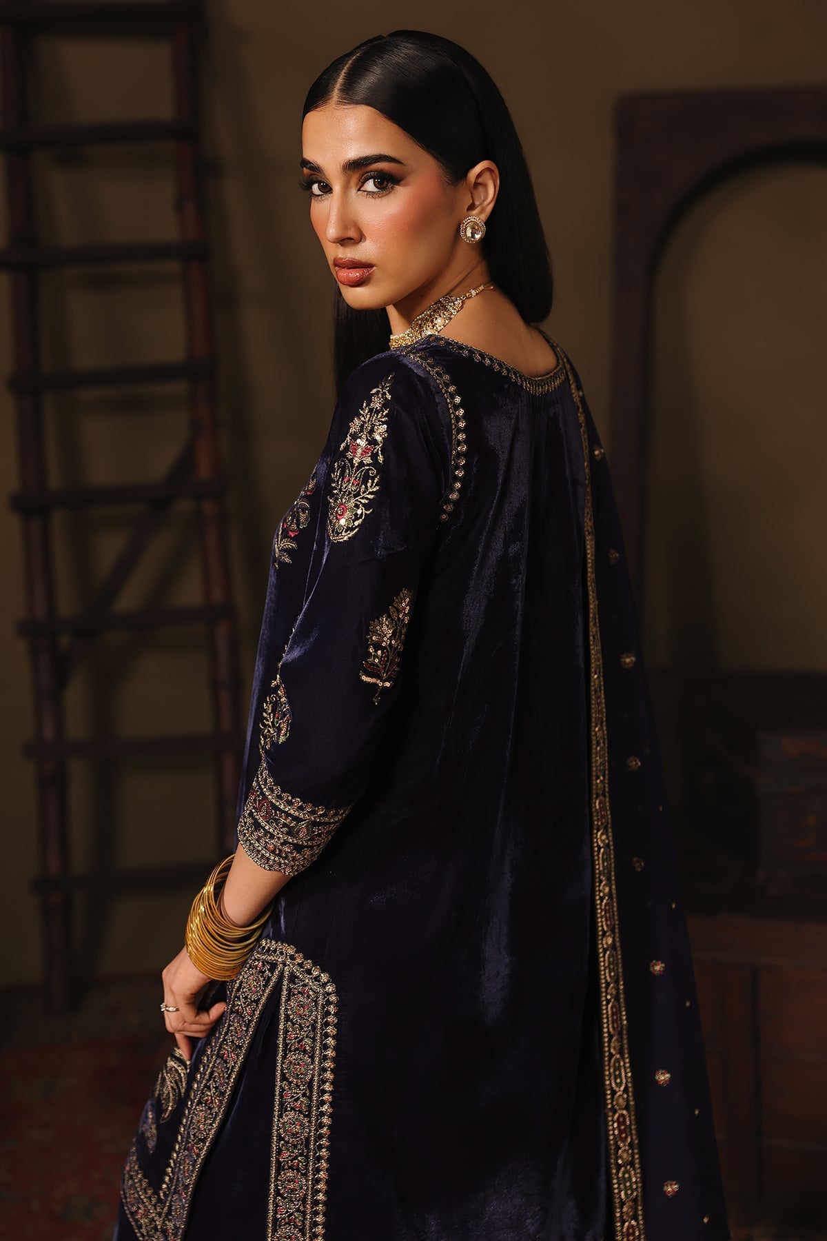 AAA Charizma zeel velvet collection as it is model pic luxury eid collection