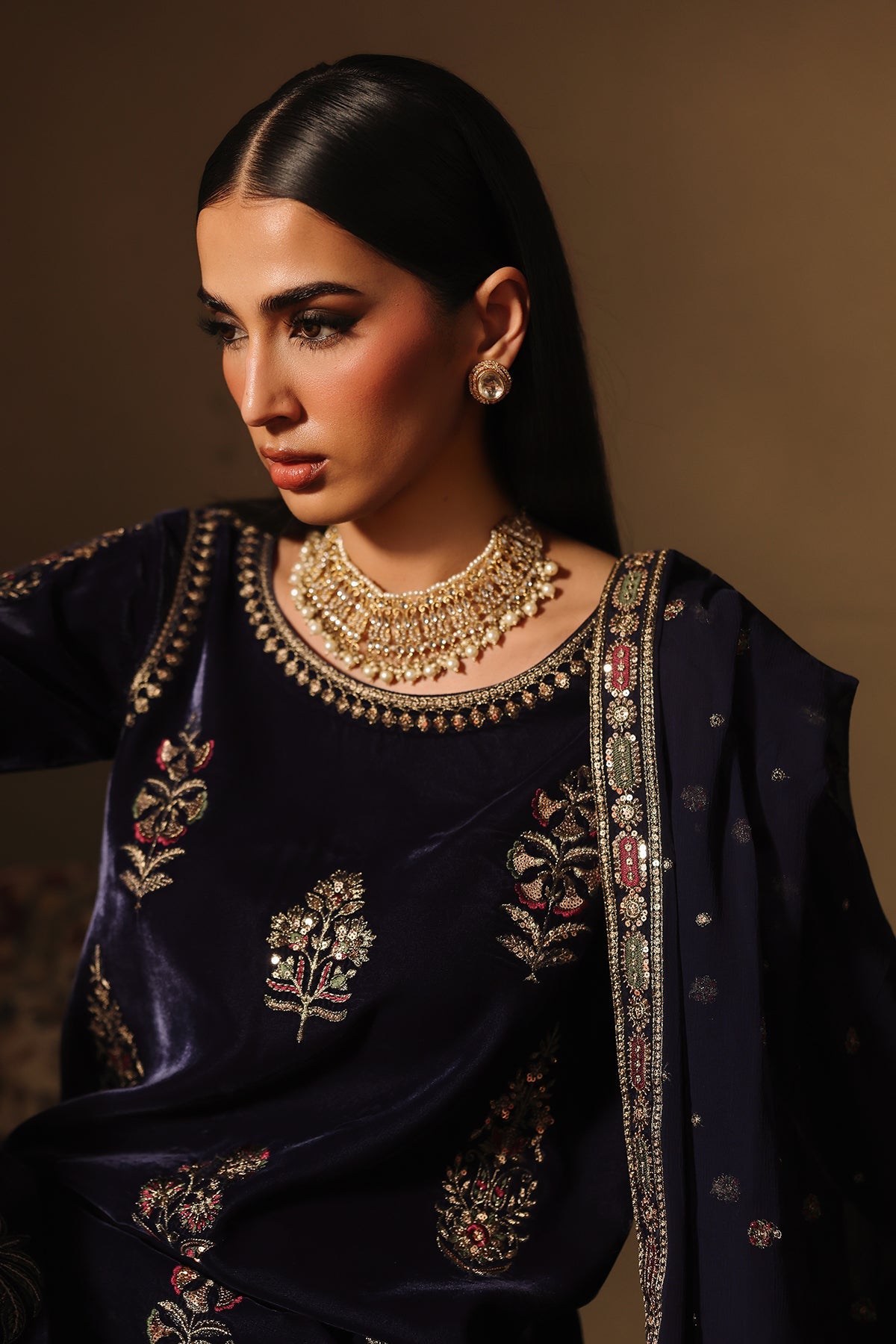 AAA Charizma zeel velvet collection as it is model pic luxury eid collection