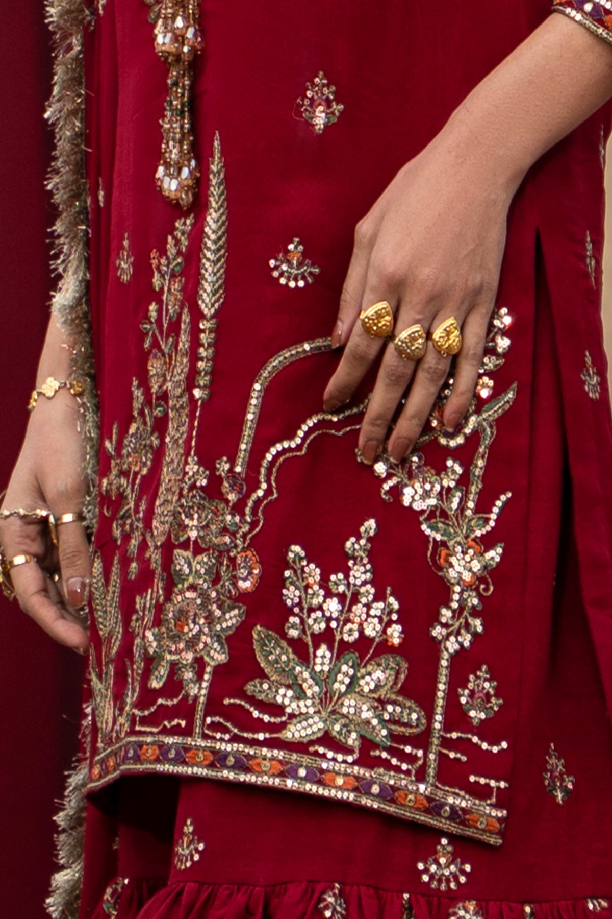 AAA Charizma original Eid Collection Chiffon fabric ghara raw silk collection