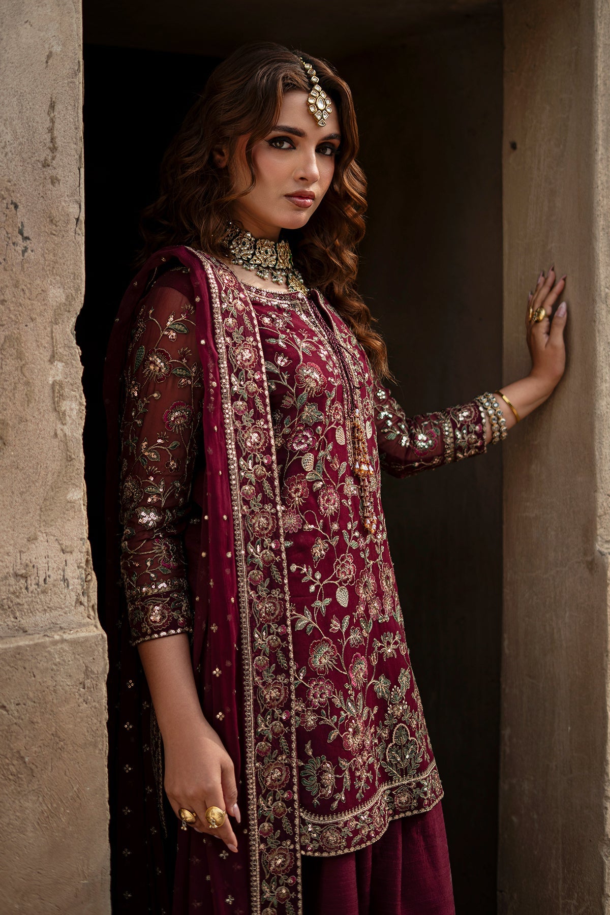 AAA Charizma original Eid Collection chiffon farshi shalwar collection