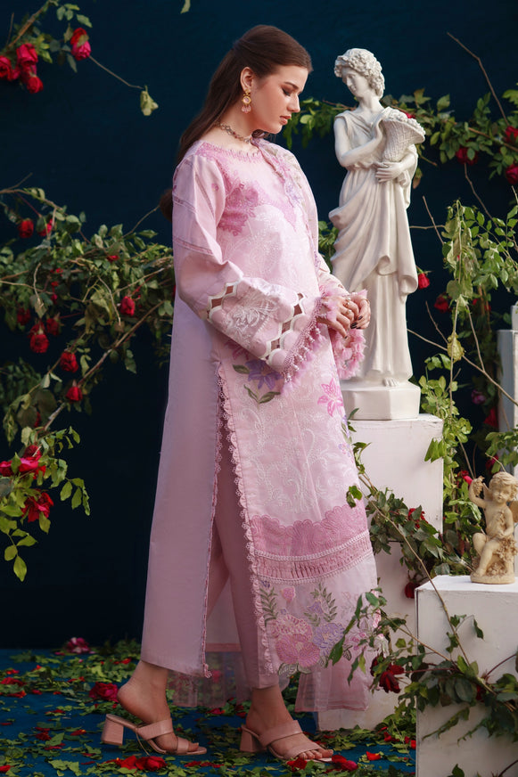 Parishay Brand stitched 3-piece Lawn embroidered luxury partywear