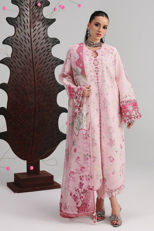 AA1 Original Qalamkar brand stitched 3-piece Luxury Lawn with soft silk printed Dupatta Emberoidered embellished Dress.